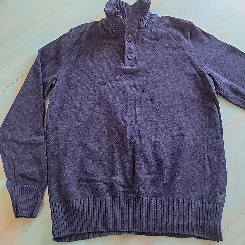 American Eagle Outfitters:‎ Men’s ¼ Zip/Button Pullover Sweater, Athletic Fit